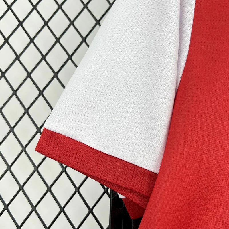 Camisa Feyenoord Home I 2025/26 Castore Torcedor Masculina - Branca e Vermelha