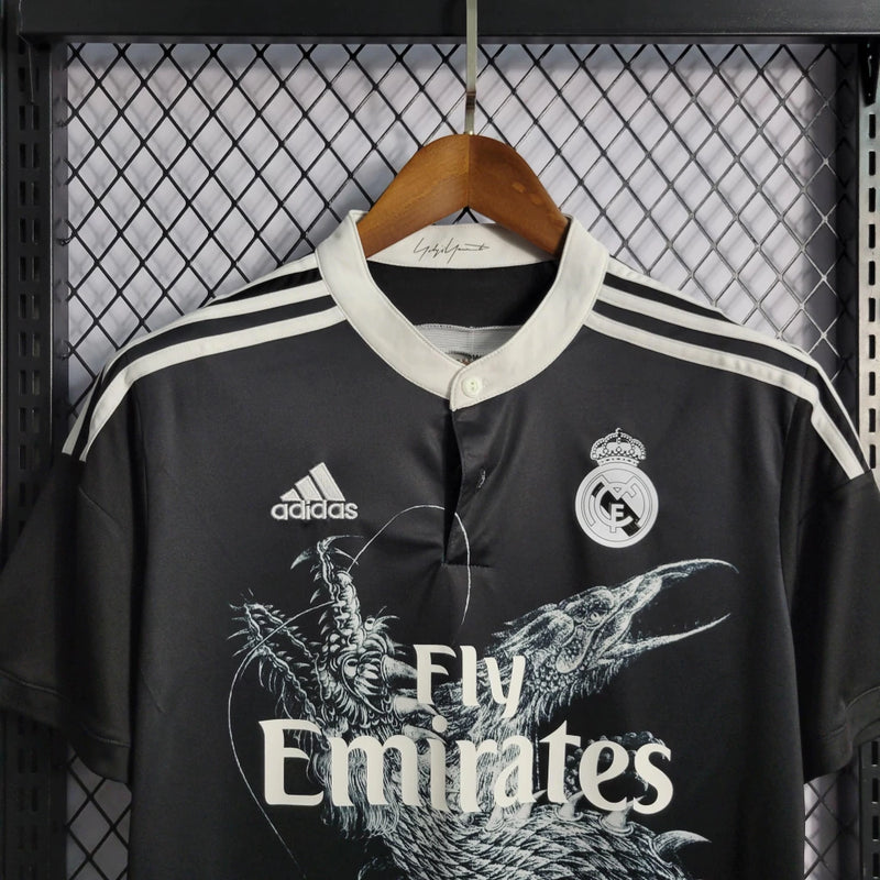 Camisa Real Madrid Third (3) "Dragão" Yamamoto 2014/15 Adidas Retrô Masculina