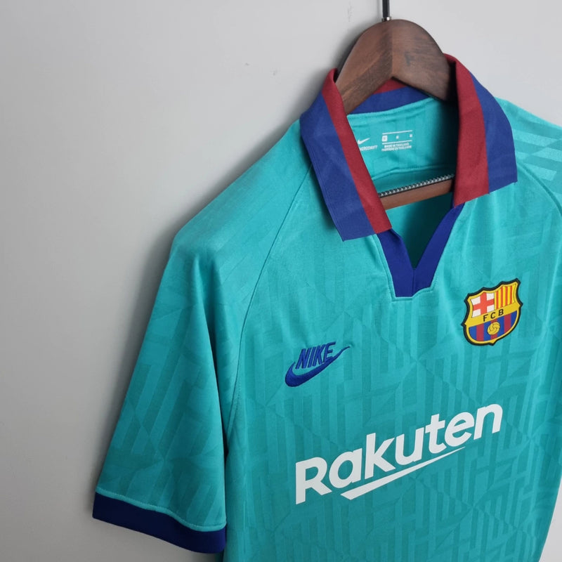 Camisa Barcelona Third III 2019/20 Nike Retrô Masculina - Azul