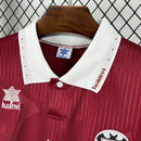 Camisa Albacete Away II 1994/95 Retrô Masculina - Vinho