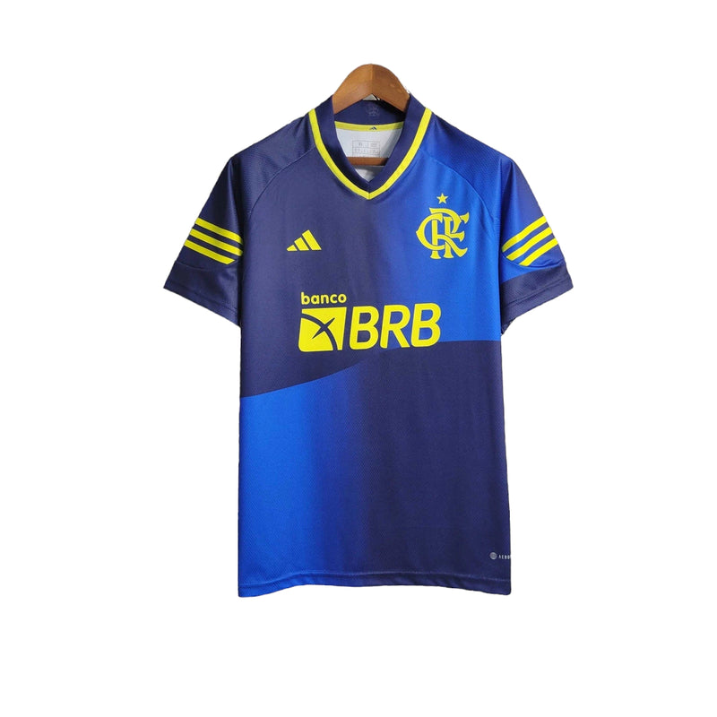 Camisa Flamengo Third (3) 2023/24 Adidas Torcedor Masculina - Azul