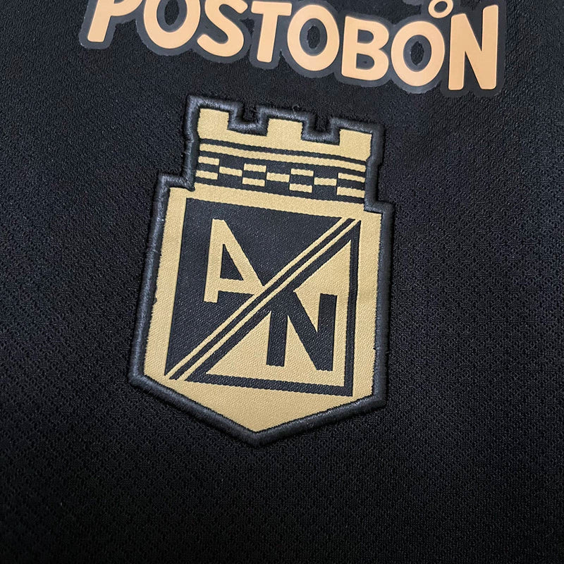 Camisa Atlético Nacional Away (2) 2025/26 Torcedor Masculina - Preto e Dourado