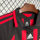 Camisa Retrô Milan 2006/2007 - Adidas Masculina - Vermelha e preta