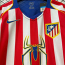 Camisa Atlético de Madrid Home Spider Man 2004 Manga Longa