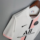 Camisa PSG Away II 2021/22 Nike Torcedor Masculina Branca, uniforme clássico do Paris Saint-Germain, design elegante, conforto e estilo para torcedores apaixonados