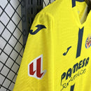 Camisa Villarreal Home I 2025/26 Torcedor Masculina - Amarela