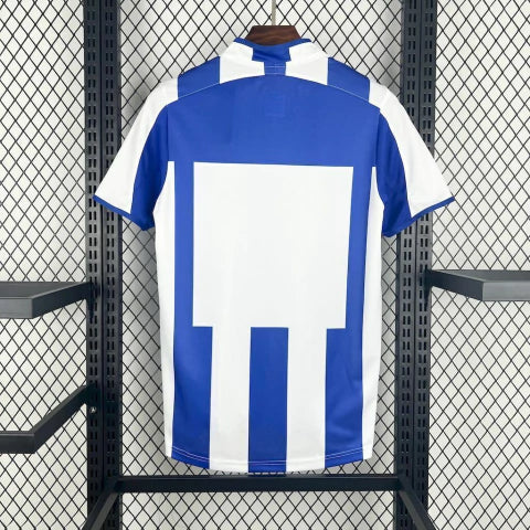 Camisa Deportivo La Coruna Home I 2003/04 Joma Retrô Masculina - Branca e Azul