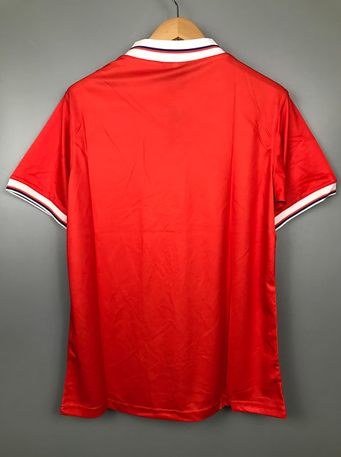Camisa Inglaterra Retrô 1980 admiral Torcedor masculina