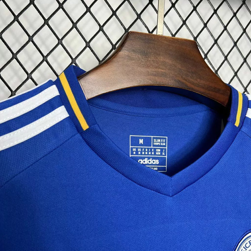 Camisa Leicester City Home (1) 2024/25 Adidas Torcedor Masculina