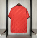Camisa flamengo lifestyler 2024/25 Adidas Torcedor Masculina - vermelha