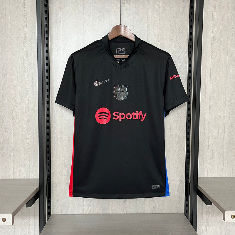 Camisa Barcelona Away 24/25 Torcedor Nike Masculina - Preta