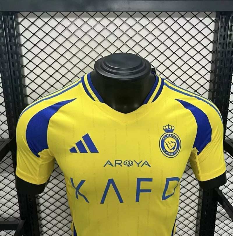 Camisa Al-Nassr Home I 2024/25 Adidas jogador Masculina - Amarela