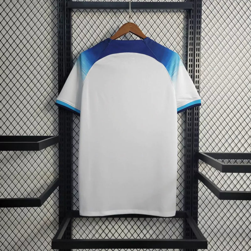 Camisa Seleção Inglaterra I 22/23 Branca e Azul - Copa do mundo