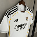 Camisa Real Madrid 25/26 Adidas torcedor Masculina - branca
