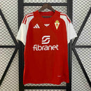 Camisa Real Murcia Home I 2024/25 Adidas Torcedor Masculina - Vermelha