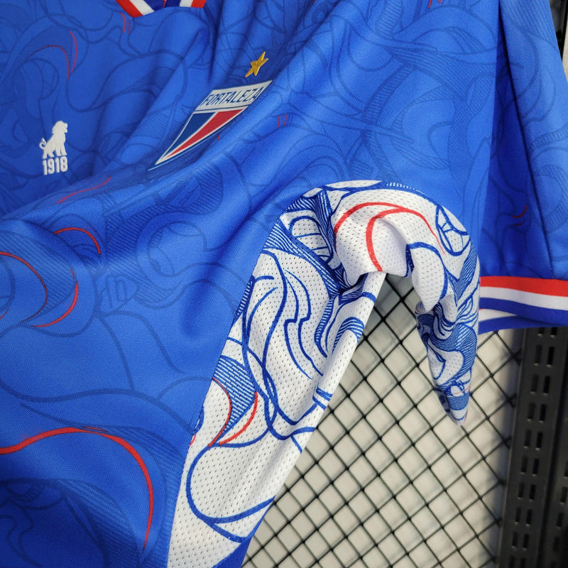 Camisa fortaleza 2023/34 torcedor masculina - azul