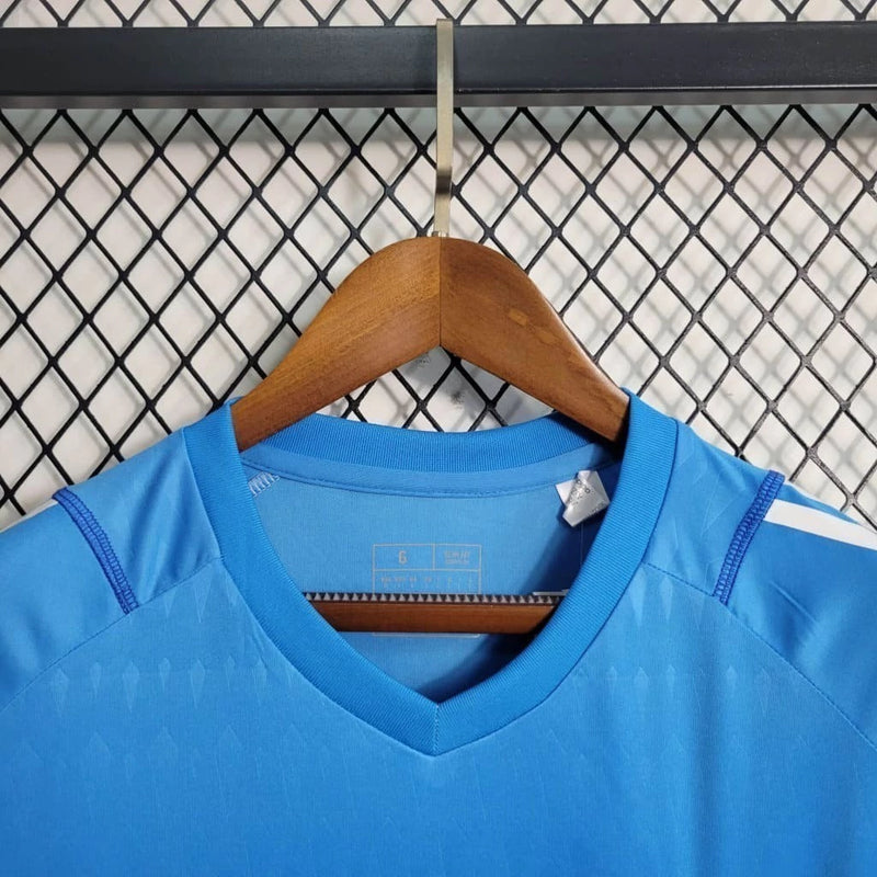 Camisa Flamengo Goleiro 2023/24 Adidas Torcedor Masculina - Azul