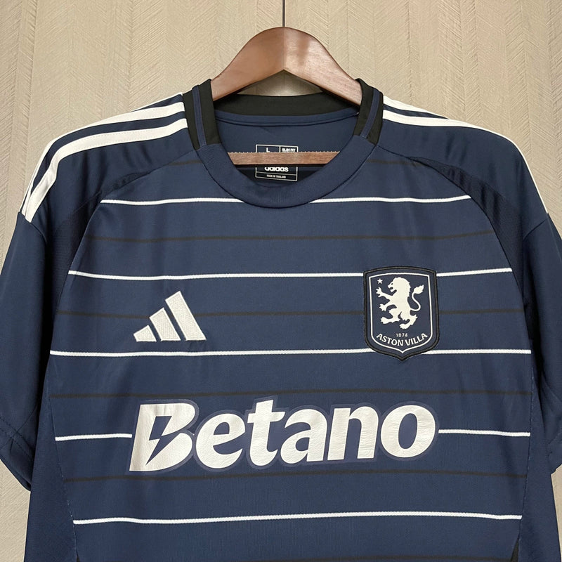 Camisa Aston Villa 24/25 Third - Masculina - Modelo Torcedor - Azul