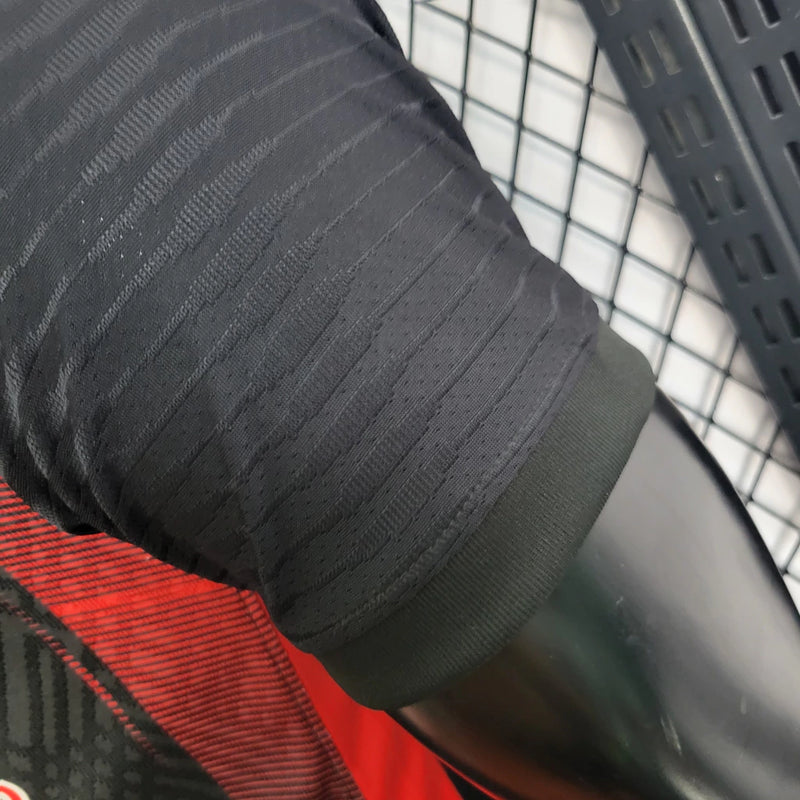 Camisa RB Leipzig Away II 2022/23 Nike Jogador Masculina - Preta e Vermelha