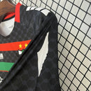 Camisa Palestino Away II 2025/26 Torcedor Masculina Preta, uniforme elegante, futebol chileno, escudo bordado, conforto e estilo para torcedores"