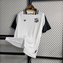 Camisa Ceará Away II 2023/24 Torcedor Masculina - modelo branco, uniforme de visitante do Vozão, escudo do clube em destaque e design moderno para torcedores.