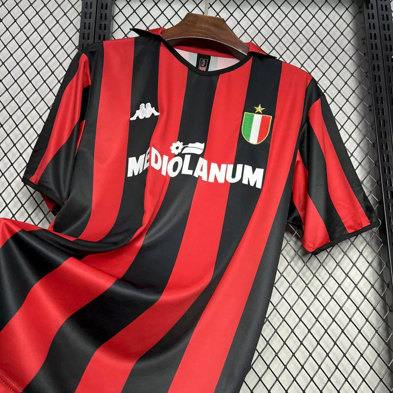 Camisa Milan Retrô 1988/89 kappa Torcedor masculina