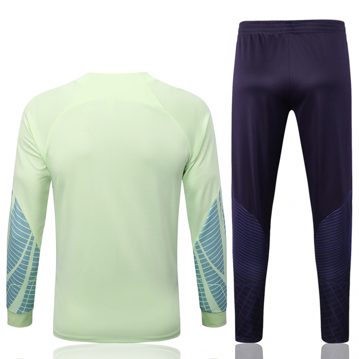 Conjunto Agasalho Treino Seleção Brasileira - Verde e Azul