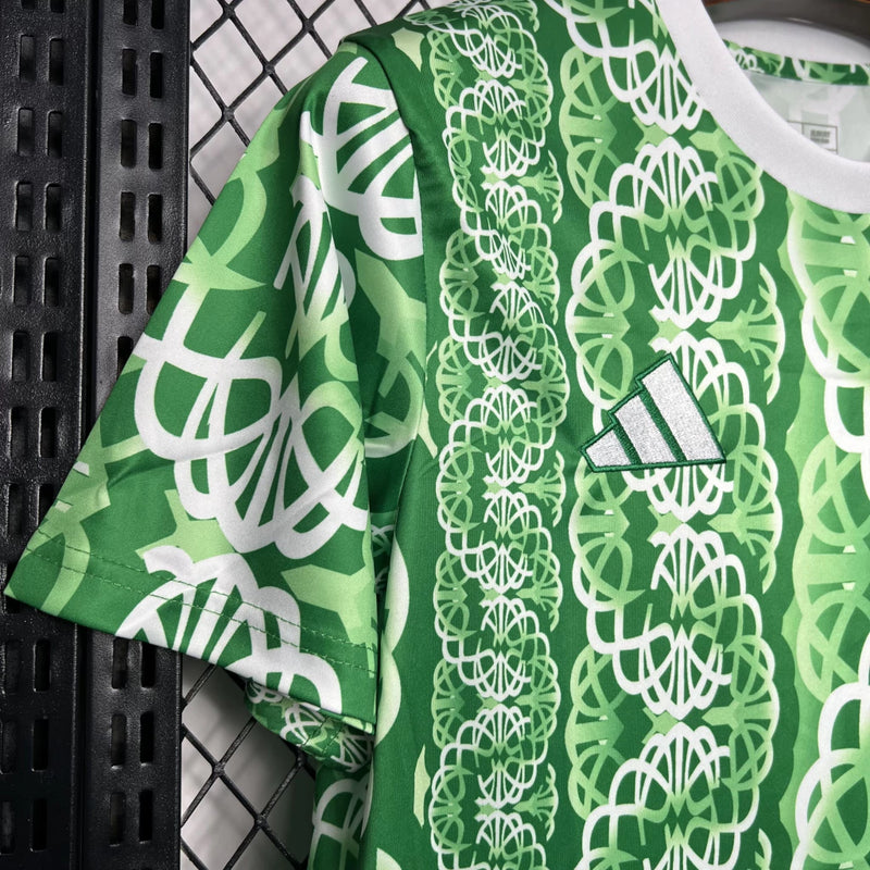 Camisa Celtic Pré-Jogo 2024/25 Adidas Torcedor Masculina