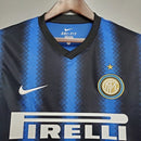 Camisa Inter de Milão Home I 2010/11 Nike Retrô Masculina - Azul e Preta