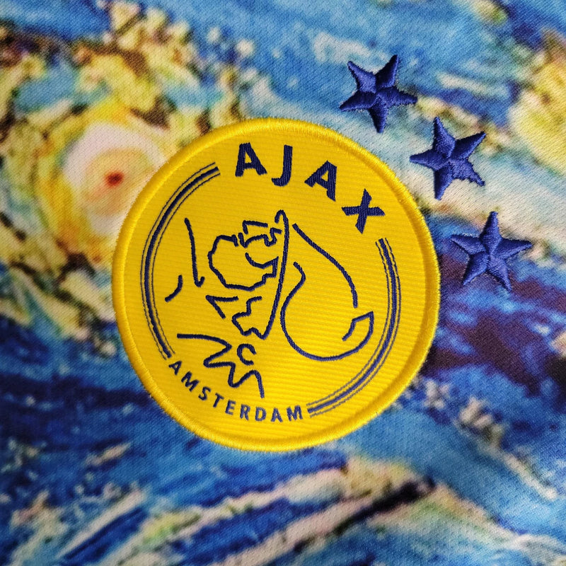 Camisa Ajax 'Van Gogh' 2023/24 Adidas Torcedor Masculina