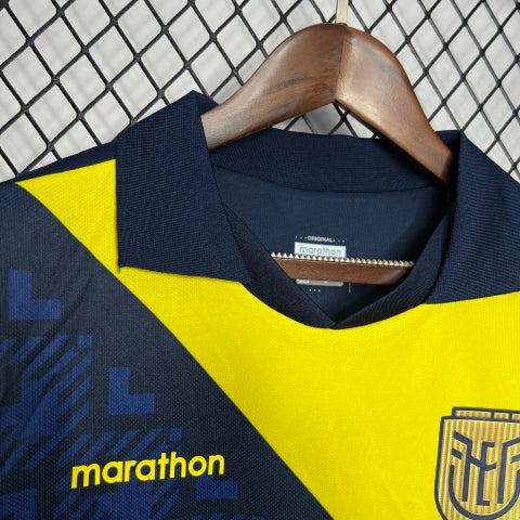 Camisa Equador Home I 2024/25 torcedor masculina - Amarela