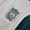 Camisa Retrô Liverpool Away II 1995/96 Torcedor Masculina - Branco/verde