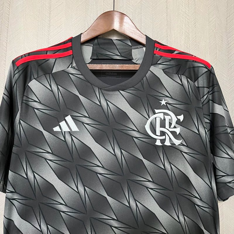 Camisa Flamengo Third (3) 24/25 Adidas Torcedor Masculina - Cinza