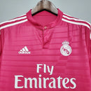 Camisa Real Madrid Away II 2014/15 Adidas Retrô Masculina - Rosa