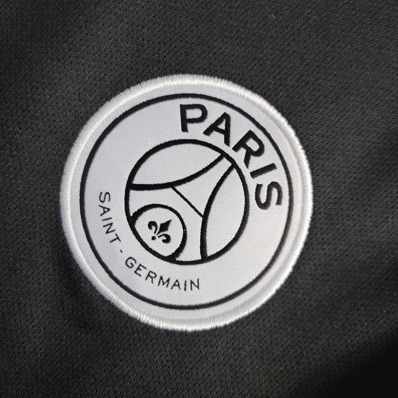 Camisa PSG Retro 2018/19 Jordan Edição Champions League, Torcedor masculina  Preta