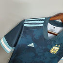 Camisa Argentina Away II 2020/21 Adidas Torcedor Masculina azul escuro com detalhes celestes, tecido leve e respirável, corte masculino – ideal para torcer, colecionar e uso casual.