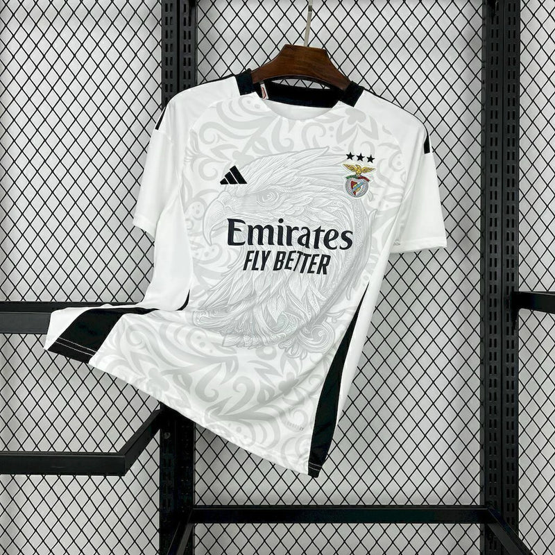 Camisa Benfica 25/26 Torcedor Masculino Adidas - Branca
