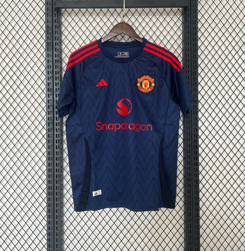 Camisa Manchester United II 2024/25 Adidas Torcedor Masculina - Roxo