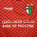 Camisa Palestino Third III 2025/26 Torcedor Masculina Vermelha, uniforme oficial do clube chileno, design moderno e vibrante, tecido respirável, escudo bordado, conforto e estilo para torcedores e colecionadores"