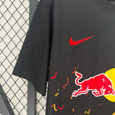 Camisa RB Leipzig "On Fire" 2024/25 Nike Torcedor Masculina - Preta