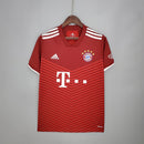 Camisa Bayern de Munique Home I 2021/22 Adidas Torcedor Masculina - Vermelha