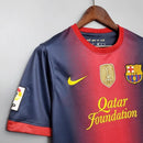 Camisa Barcelona Home I 2012/13  Nike Retrô Masculina - Grená e Azul