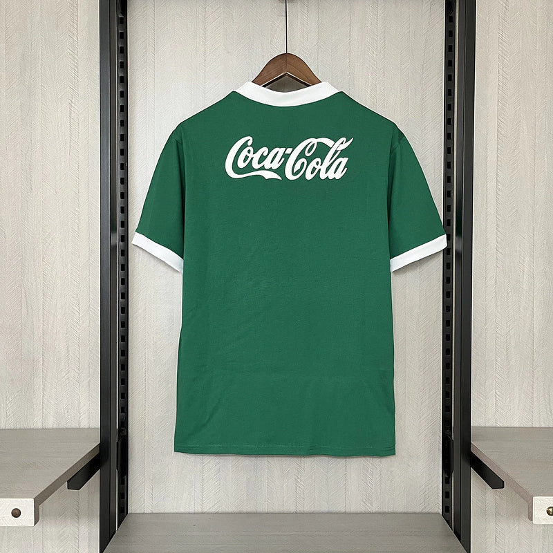 Camisa palmeiras Retrô 1988/89 Coca cola Torcedor masculina - Verde