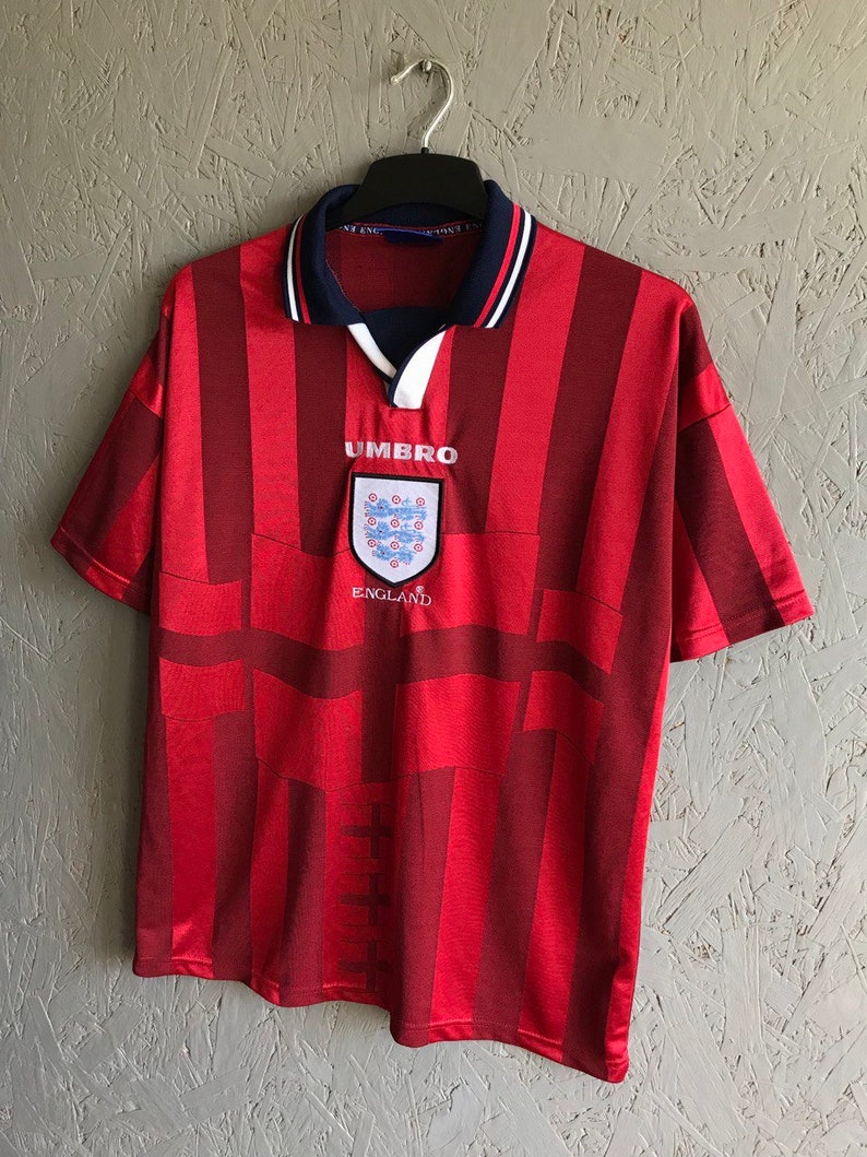 Camisa Inglaterra Retrô Home 1997/99 torcedor masculina