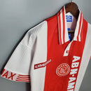 Camisa Ajax Home I 1997/98 Umbro Retrô Masculina - Branca