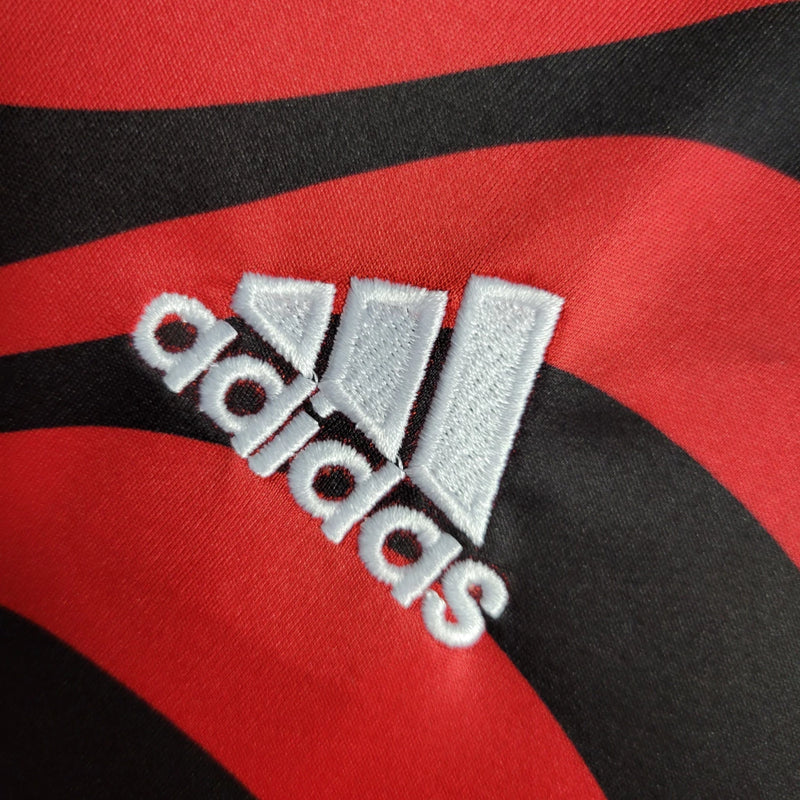 Camisa Flamengo Third (3) 2022/23  Adidas Torcedor Masculina vermelha/preta