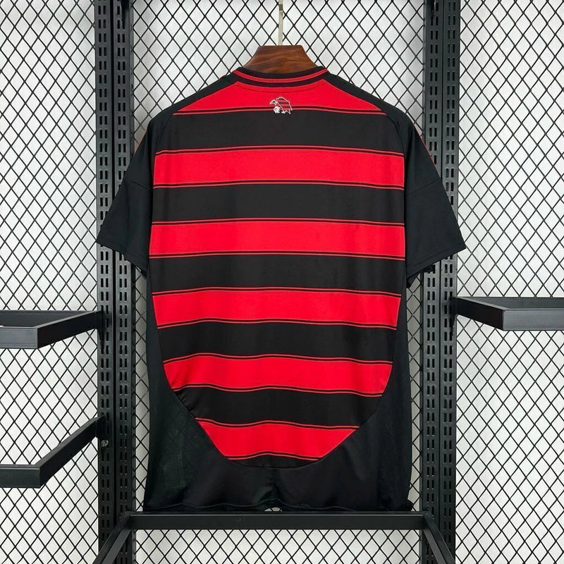 Camisa Flamengo Home 25/26 Torcedor Adidas - Vermelho e Preta
