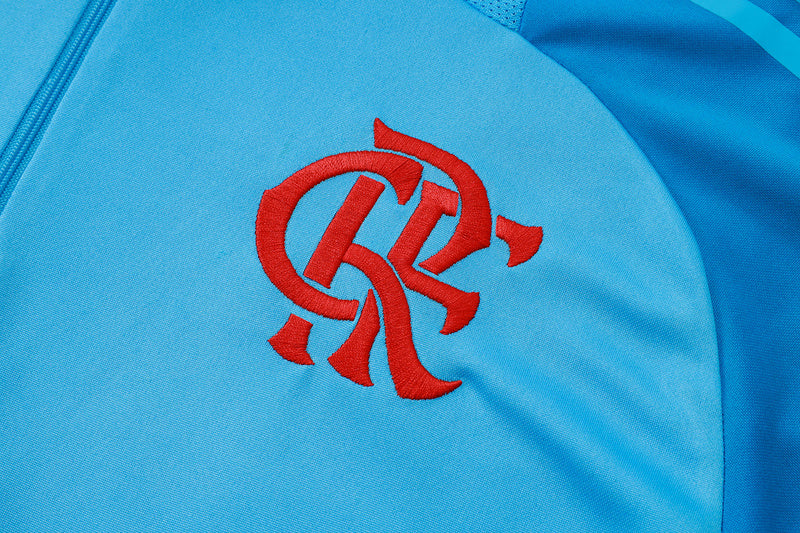 Conjunto Flamengo Treino 2025/26 Adidas masculino Azul Claro