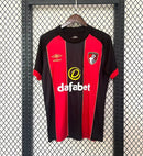 Camisa Bournemouth I - 2024/25 Torcedor Masculina - preta/vermelha