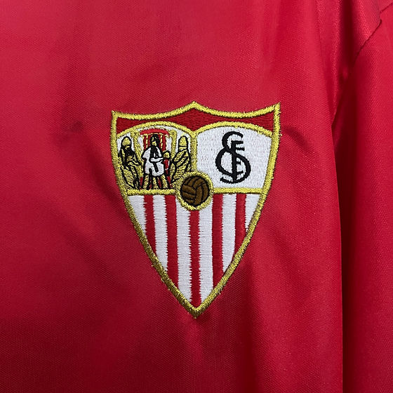 Camisa Retro Sevilla 2003/04 Joma Torcedor masculina - vermelha